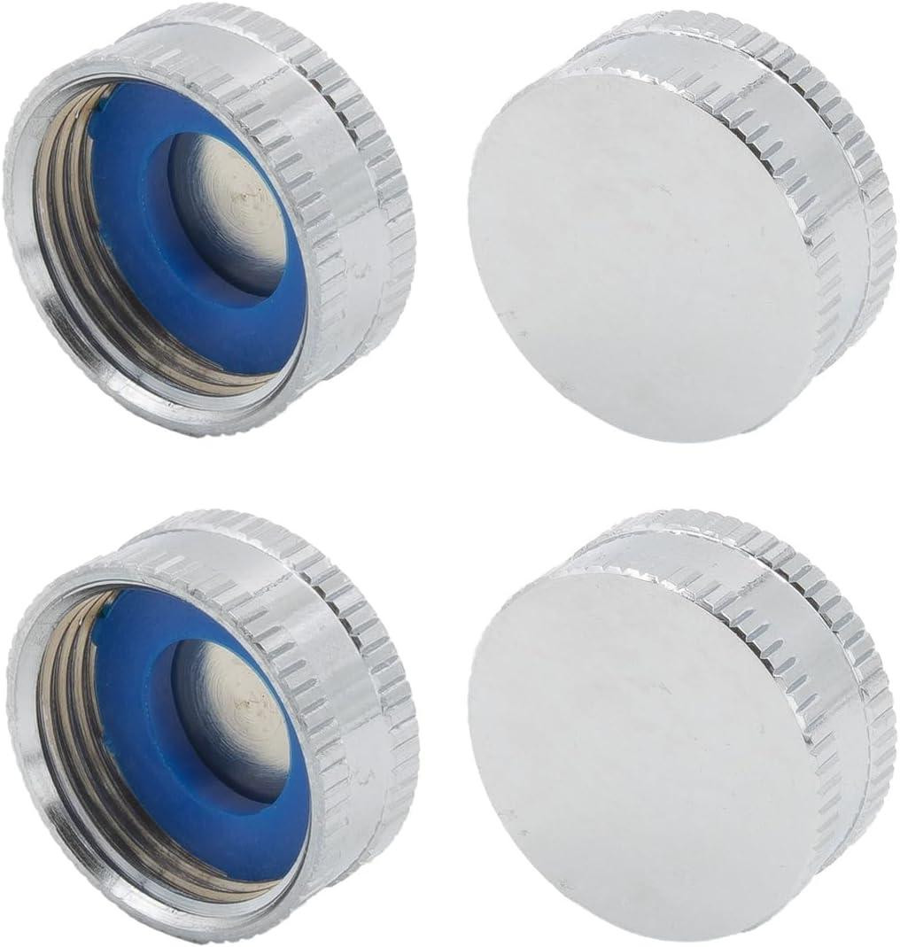 4 stuks Eindstukken 3/4 inch binnendraad van verzinkt messing voor wateraansluitingen