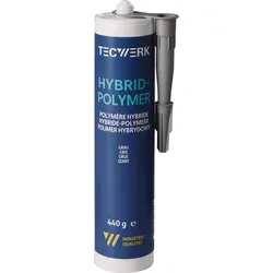 1K-Hybrid-Polymer grau 440g Kartusche TECWERK