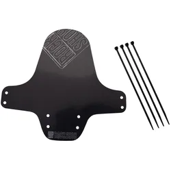RockShox Steckschutzblech Fender schwarz Umriss weiß distressed