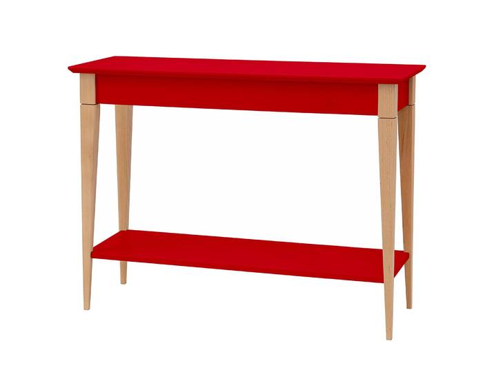 Konsolentisch 105cm Rot/Rot