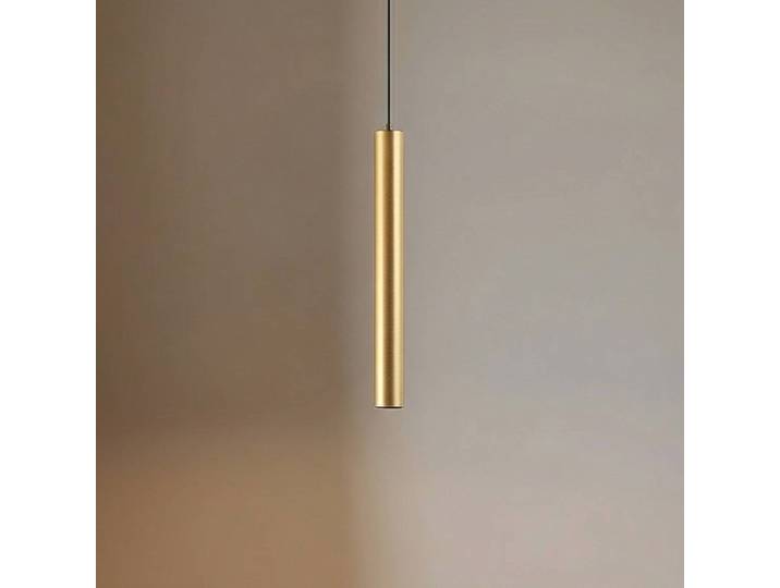 Lindby LED-Pendelleuchte Lumaro, gold, 27 cm, 48V, dimmbar Lumaro 48V Lindby,, messing / gold, für Wohn- / Esszimmer, Aluminium, Modern
