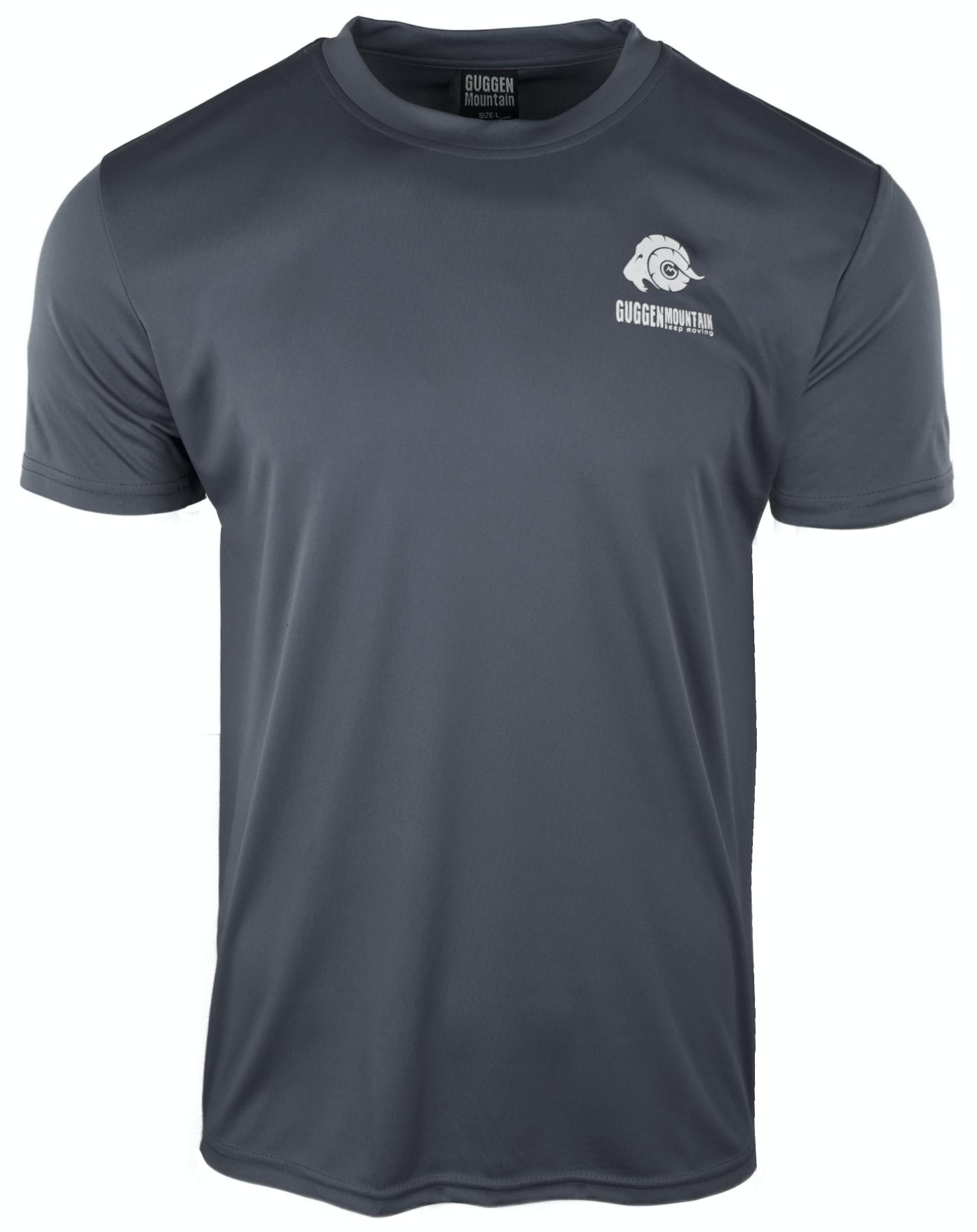 Herren Fitness Funktionsshirt T-Shirt Sport Outdoor Grau