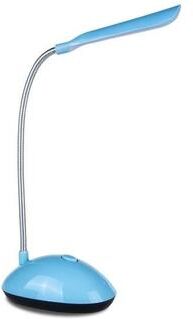 United Adjustable Kids LED Bedroom Reading Lamp 2 Pack Flexible Portable Light blue