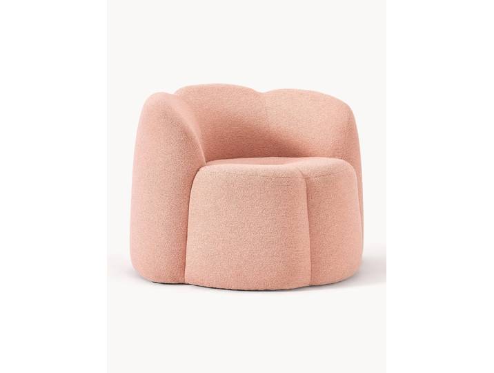 Fauteuil lounge en bouclette Fleur