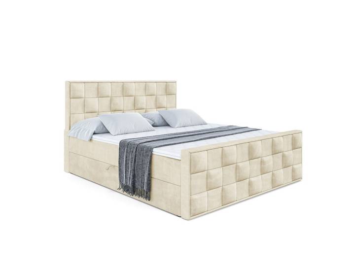 BOXBETT ZAFIRA - 160x200 - H3 - Beige