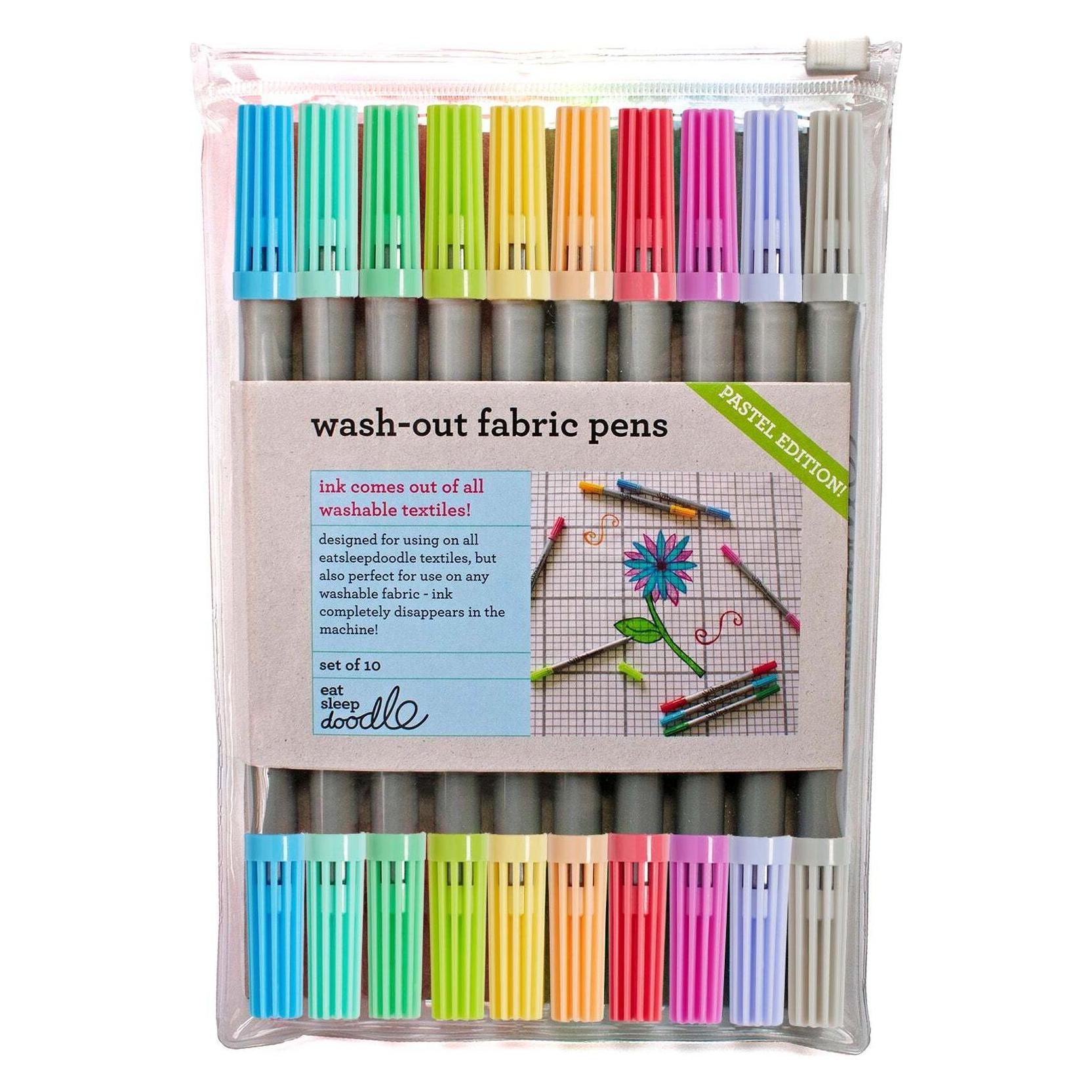 Eat Sleep Doodle 10er-set pastellfarbene stifte für kinder wash-out (10x) (PASDWP)