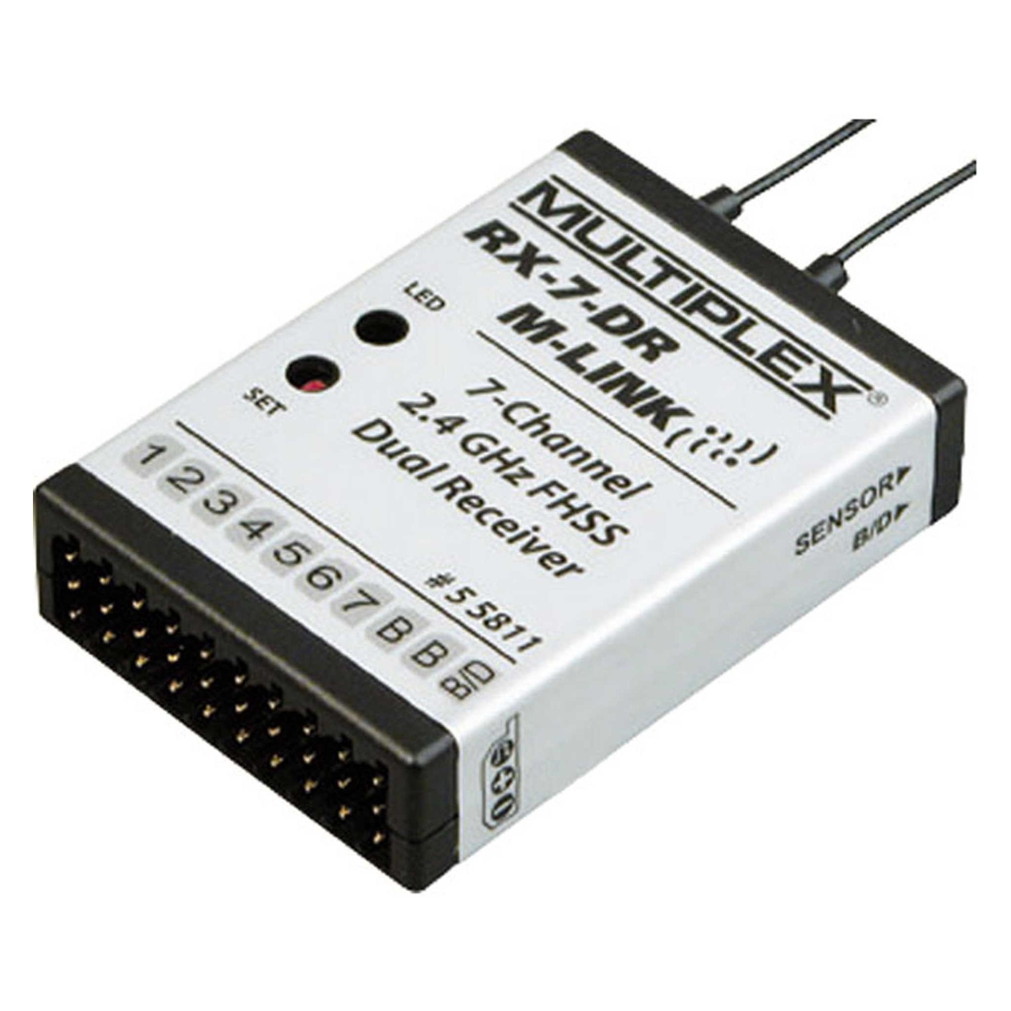 Multiplex Empfänger RX-7-DR 2.4 GHz M-LINK (55811)