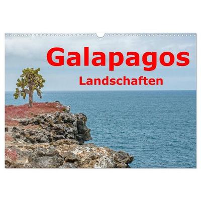 Galapagos- Landschaften (Wandkalender 2026 DIN A3 quer), CALVENDO Monatskalender