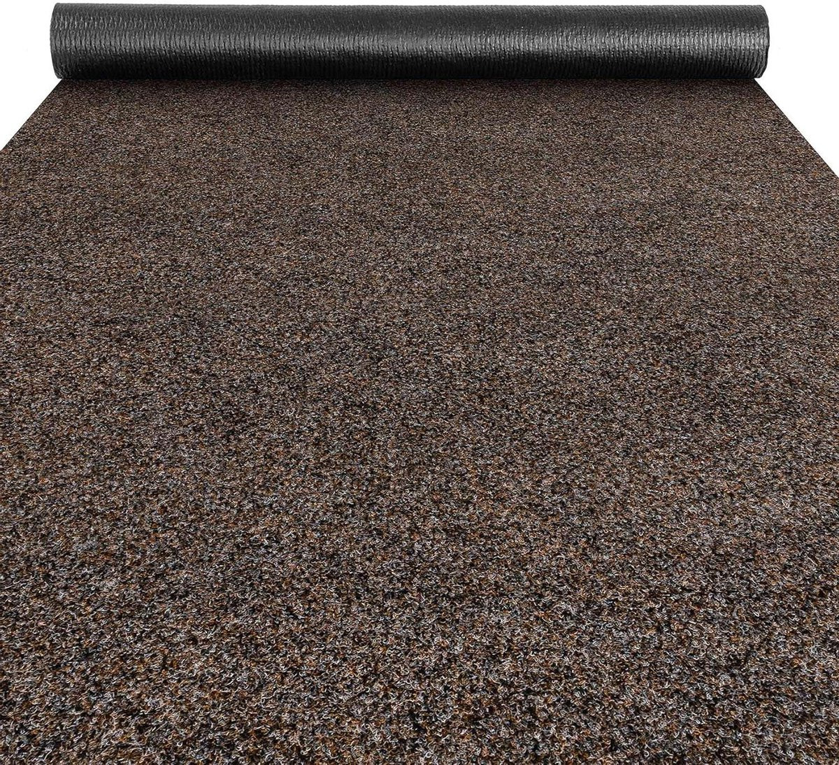 ANRO Voetmat vuilvangmat bruin 100 x 220 cm