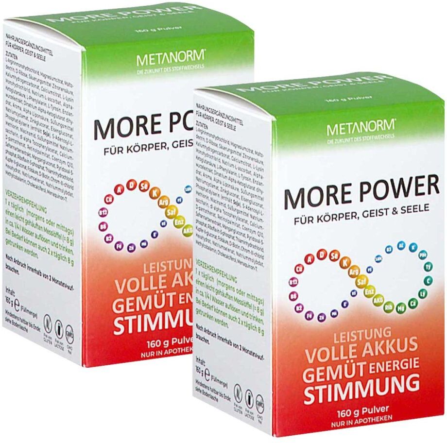 METANORM More Power Pulver 2x160g