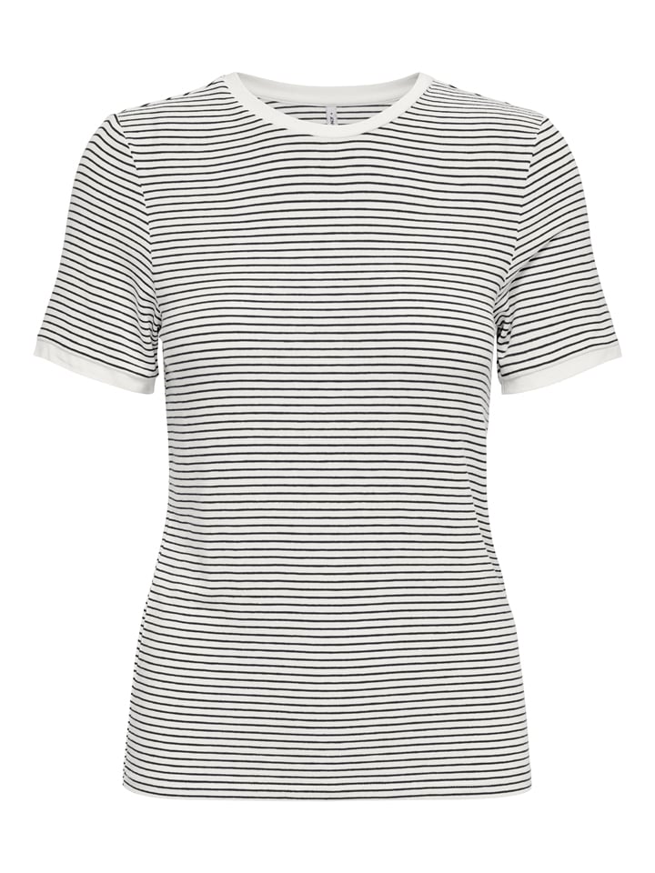 ONLY Shirt in Weiß/ Schwarz - L