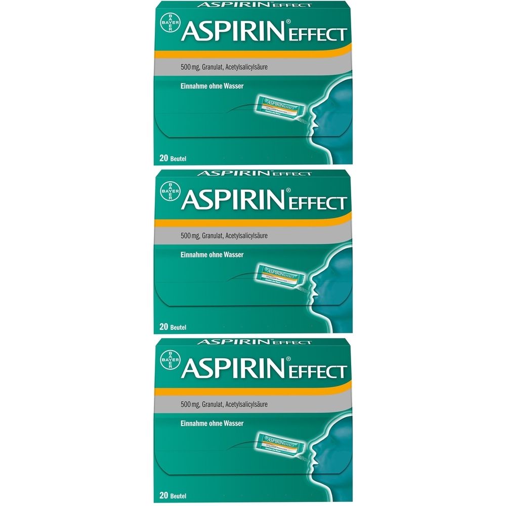 Aspirin Effect Granulat 3x 3x20 St