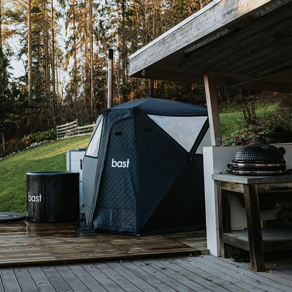 bast sauna Näver Premium