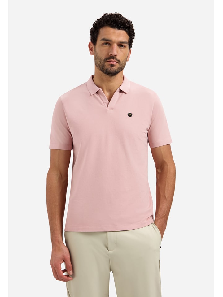 No Excess Poloshirt in Rosa - M