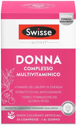 Swisse Donna Integratore Con Complesso Multivitaminico 60 Compresse