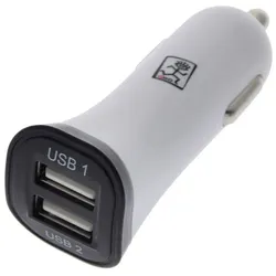 2Go KFZ Ladegerät Dual USB 12V-24V weiß