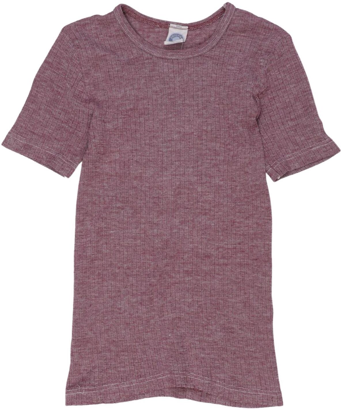 Cosilana Mädchen T-Shirt, Bordeaux, Gr. EU 92, kein / Etikett - Second Hand