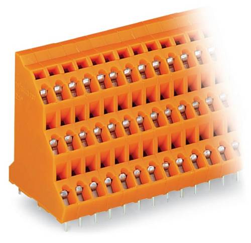 WAGO 737-303 Dreistockklemme 2.50mm² Polzahl 9 Orange 64St.