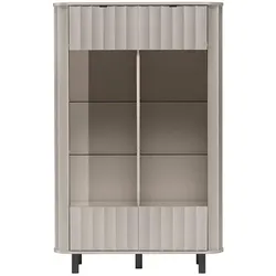 VITRINE MODERNO 200 / 98,3 cm in Beige