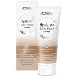 HYALURON SANFTE Bräune Körperpflege Creme 200 ml