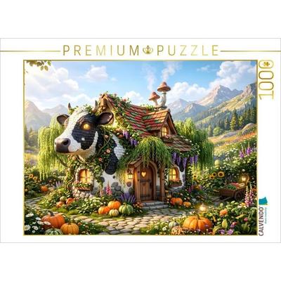 CALVENDO Puzzle Die Weide-Villa | 1000 Teile Lege-Größe 64x48cm Foto-Puzzle für glückliche Stunden