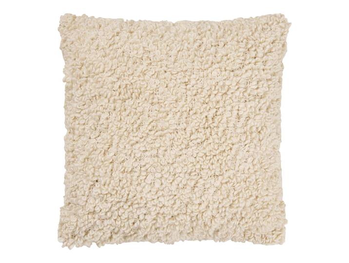 HOUSE NORDIC Kissen TOSSA 45x45cm cremeweiss künstliches fell