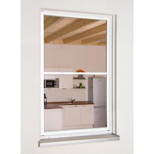 Culex Fliegengitter Alu Master Slim XL weiß, für Fenster, mit Rahmen, 130x220cm