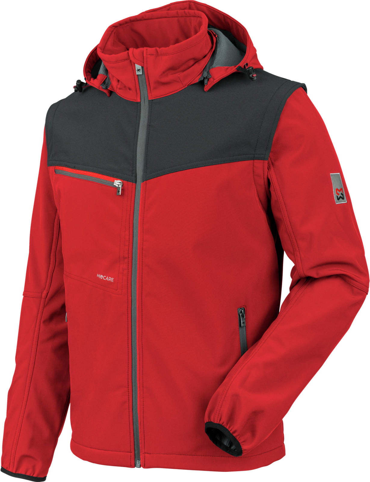 Softshell de travail Stretch X rouge Würth MODYF Rouge M