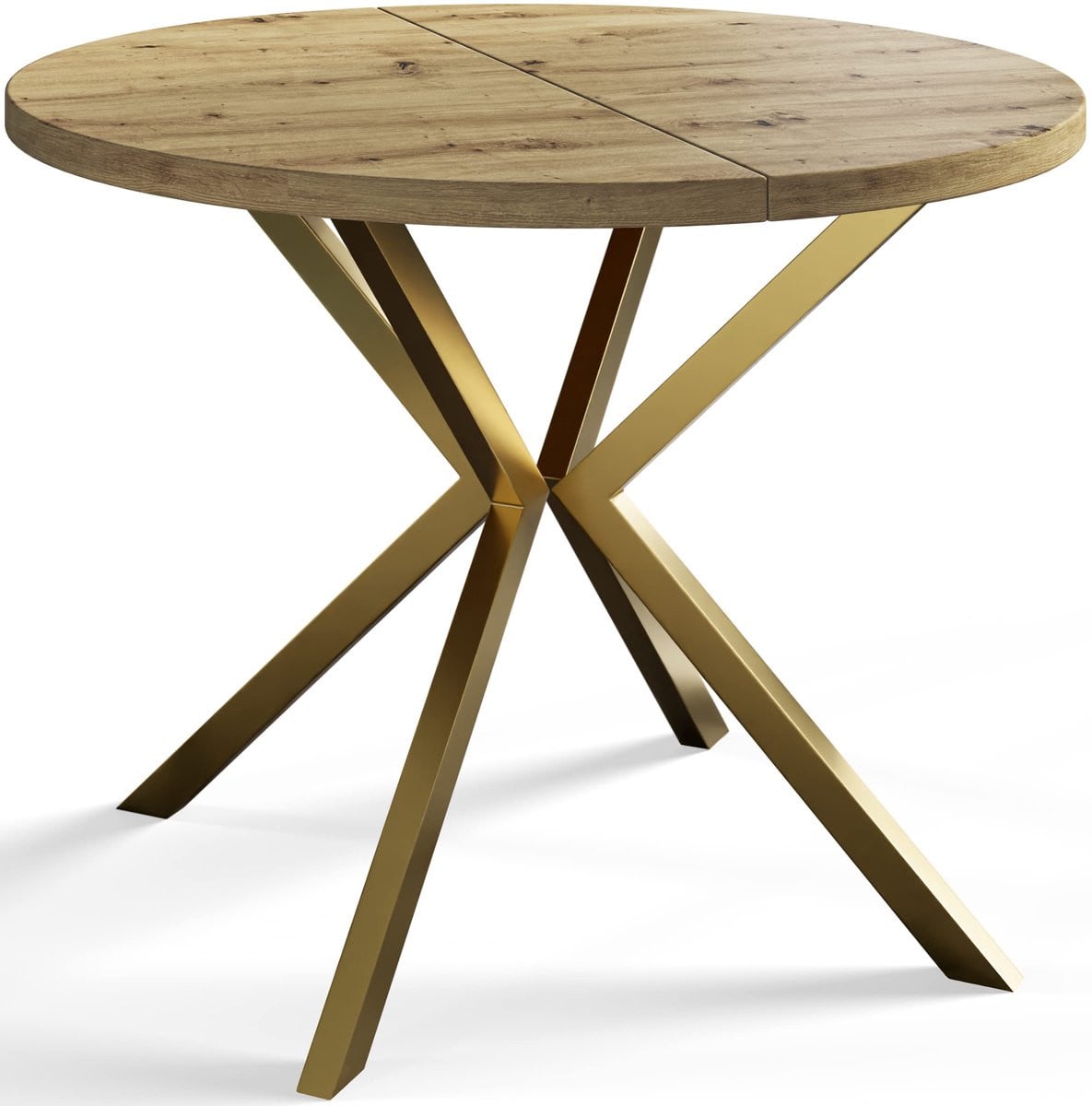ALPİ Loft Liten Uittrekbare Eettafel - Matbruin