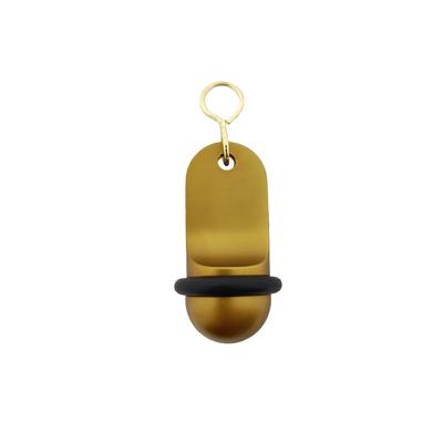 CombiCraft Mini Classic Gold Aluminium Hotel Schlüsselanhänger 60x25 mm - 5 Stück