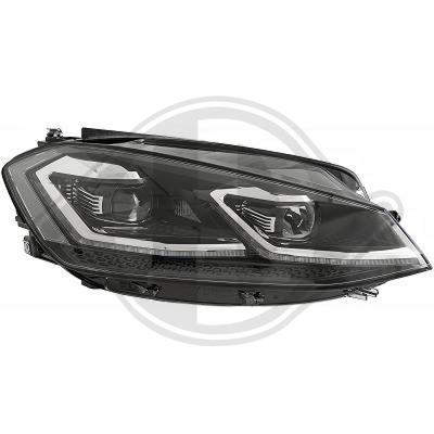 DIEDERICHS Hauptscheinwerfer HD Priority Parts 2217084 LED rechts für VW