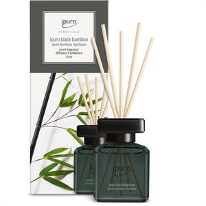 ipuro Raumduft Essentials, 50 ml, mit Stäbchen, black bamboo