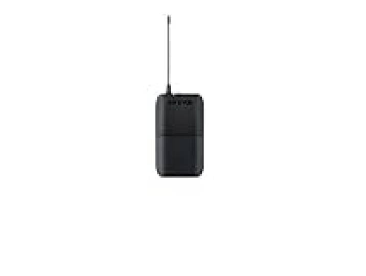 Shure BLX1 Émetteur sans Fil Bodypack avec Interrupteur Marche/arrêt, réglage du Gain réglable, connecteur TQG – pour Une Utilisation avec Les systèmes de Microphone sans Fil BLX (récepteur Vendu