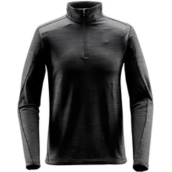 Stormtech, Herren, Funktionsshirt, Thermischer Fleece-Sweatshirt 1/4 Reissverschluss (S), Grau