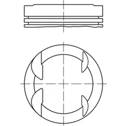 Kolben MAHLE 607 79 00
