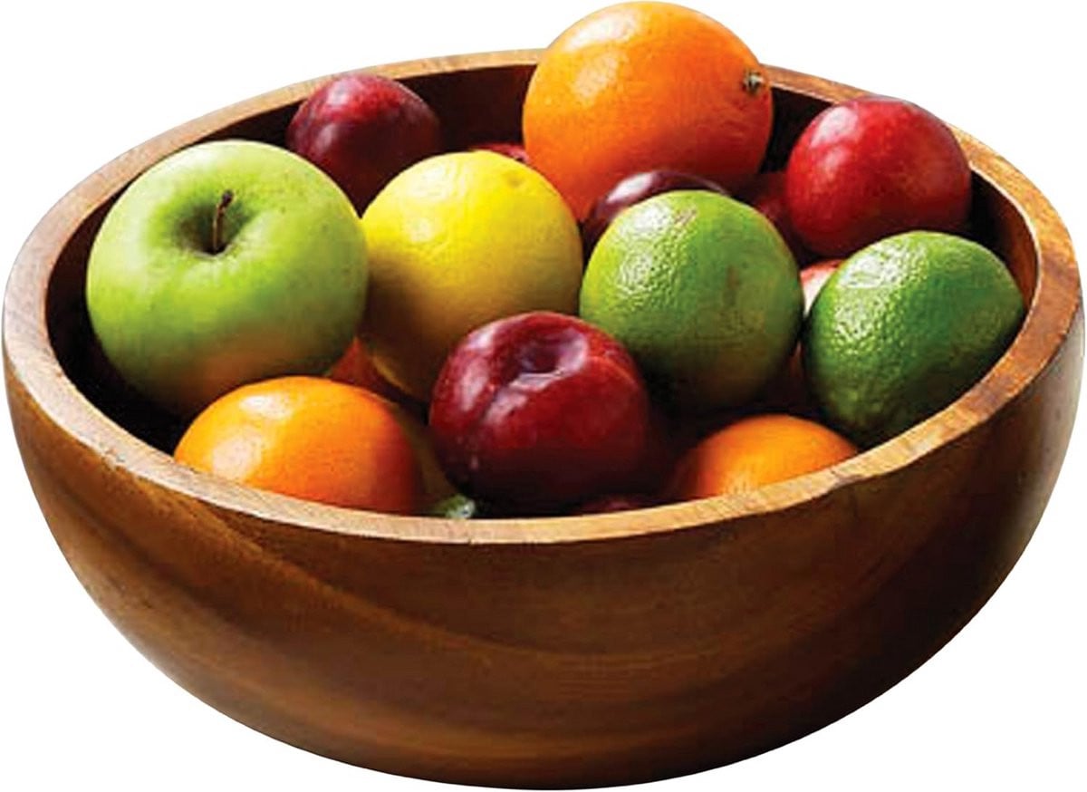 Decoratieve Fruitschaal van Acaciahout voor Presentatie