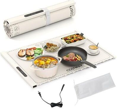 Portable Silicone Heating Mat with 3 Temperature Levels & 4 H Timer