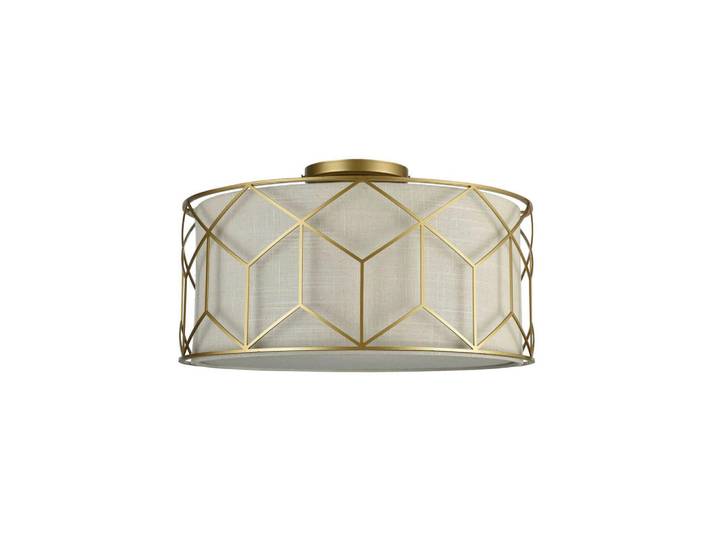 Maytoni Deckenleuchte House, Goldfarben, Metall, Kunststoff, zylindrisch, 19 cm, CE, gleichmäßige Lichtverteilung, Lampen & Leuchten, Innenbeleuchtung, Deckenleuchten, Deckenleuchten
