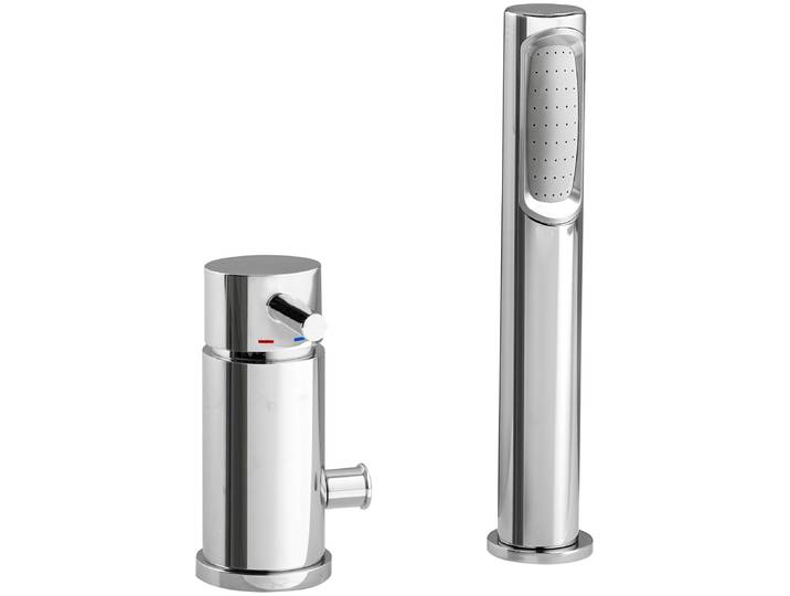 Wannenarmatur OTTOFOND S2000 , grau (chrom), B:29cm H:22,2cm T:24cm, Messing, Armaturen, Wannenarmatur, mit Umsteller für Wannenfüllgarnitur