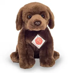 Teddy-Hermann - Kuscheltier Labrador sitzend dunkelbraun 25 cm