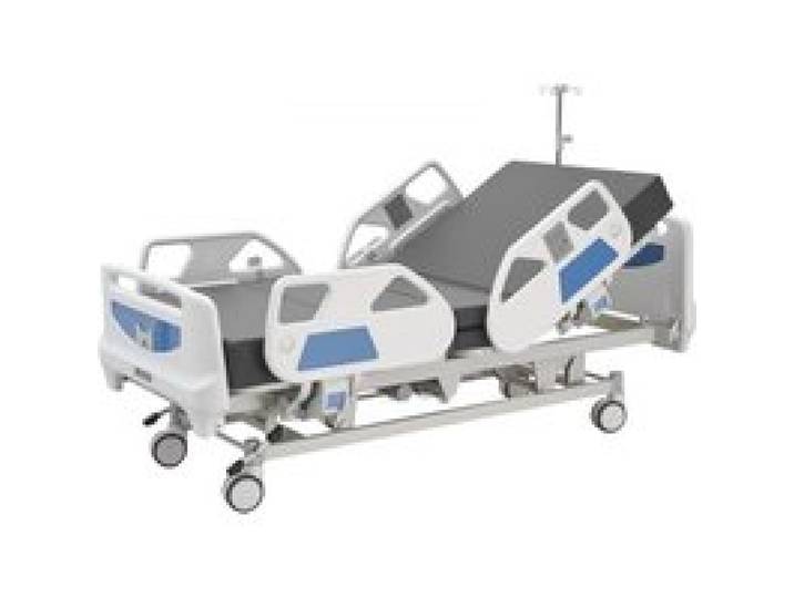 VEVOR Krankenhausbett Elektrisch, 5 Funktionen-Pflegebett mit Herzstuhl, Reanimationsfunktion, Trendelenburg- Anti-Trendelenburg-Lagerung, Zentralverriegelungssystem & 12,7 cm Rollen, Seniorenbett