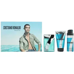 CR7, Beauty Geschenkset, Eau De Toilette Spray Duschgel Body Spray (Körperpflegeset, Parfum Set)