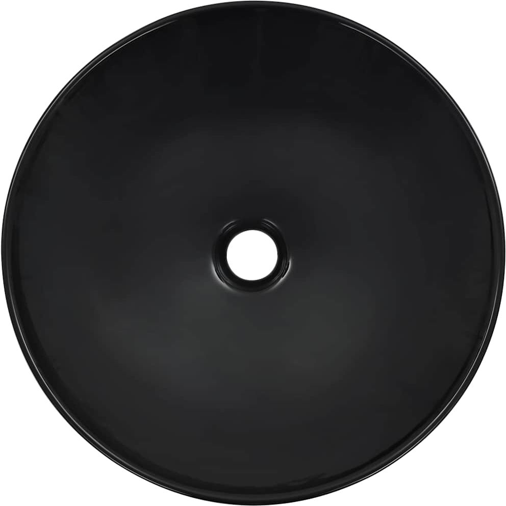 vidaXL Lavabo 41x12,5 cm Céramique Noir