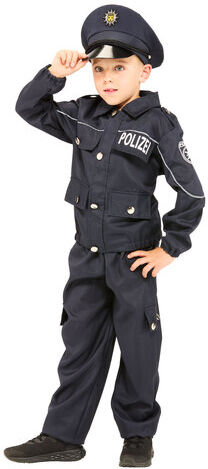 Kinderkostüm "Polizist", dunkelblau