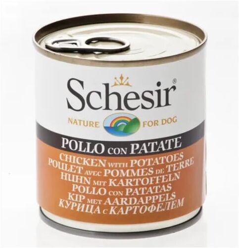 Schesir Comida Húmida para Cães Frango com Batatas 1 Lata de 285g
