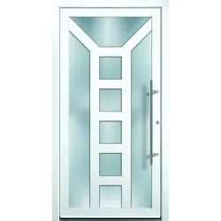 Groke Haustür Modell 12850 (falls Premium: nur einseitig flügelüberdeckend lieferbar)