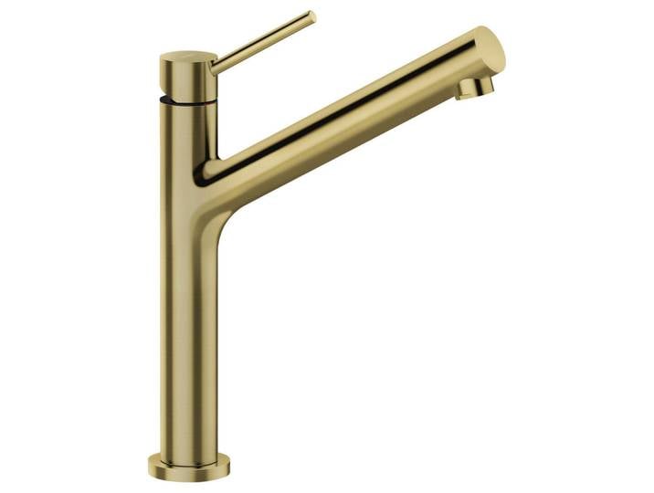 Küchenarmatur, Gold, 5x29.3x23.1 cm, Metall, Schwenkbarer Auslauf, SCHOCK
