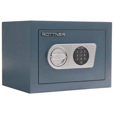 Rottner Wertschutzschrank Samoa 26, Elektronikschloss, Sicherheitsklasse EN 0, 10,47 Liter, Stahl, anthrazit