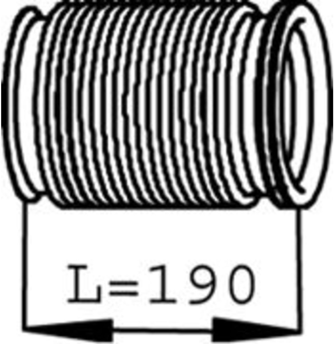 Wellrohr, Abgasanlage DINEX 68239