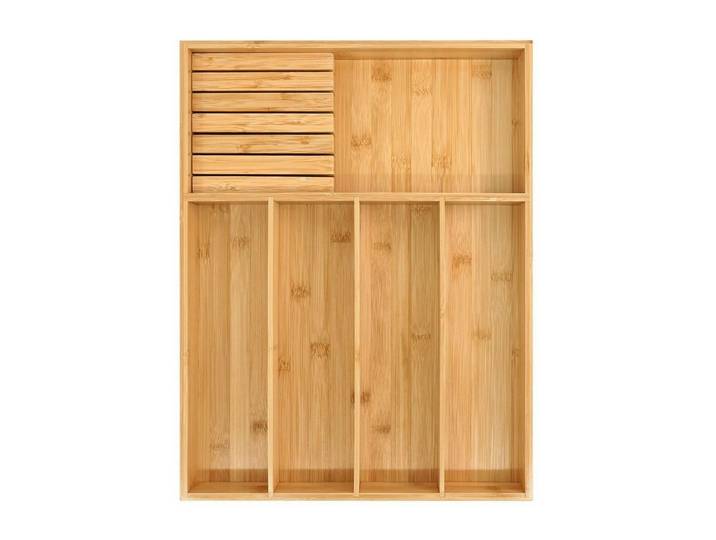 LuxusKollektion Besteckeinsatz Besteckeinsatz Schublade mit Messerblock Natur (1 St)